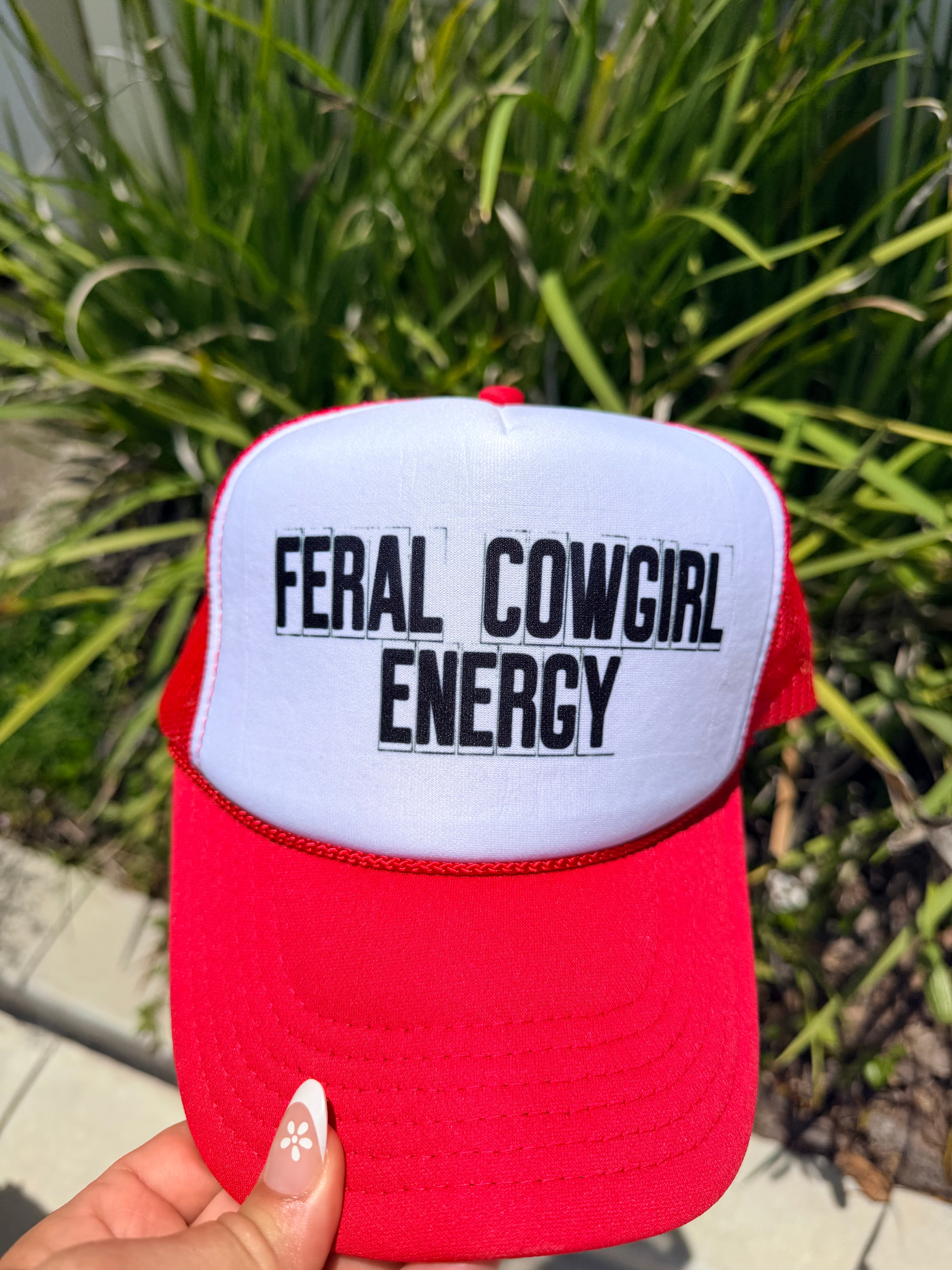 Feral Cowgirl Energy Trucker Hat