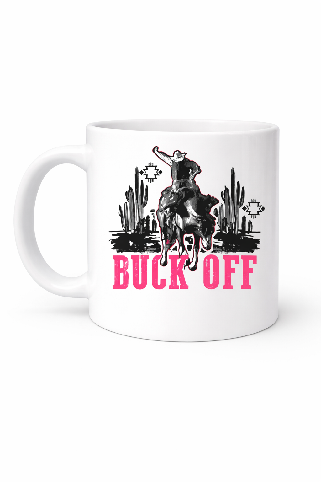Buck Off Rodeo Cowboy 11 oz Coffee Mug
