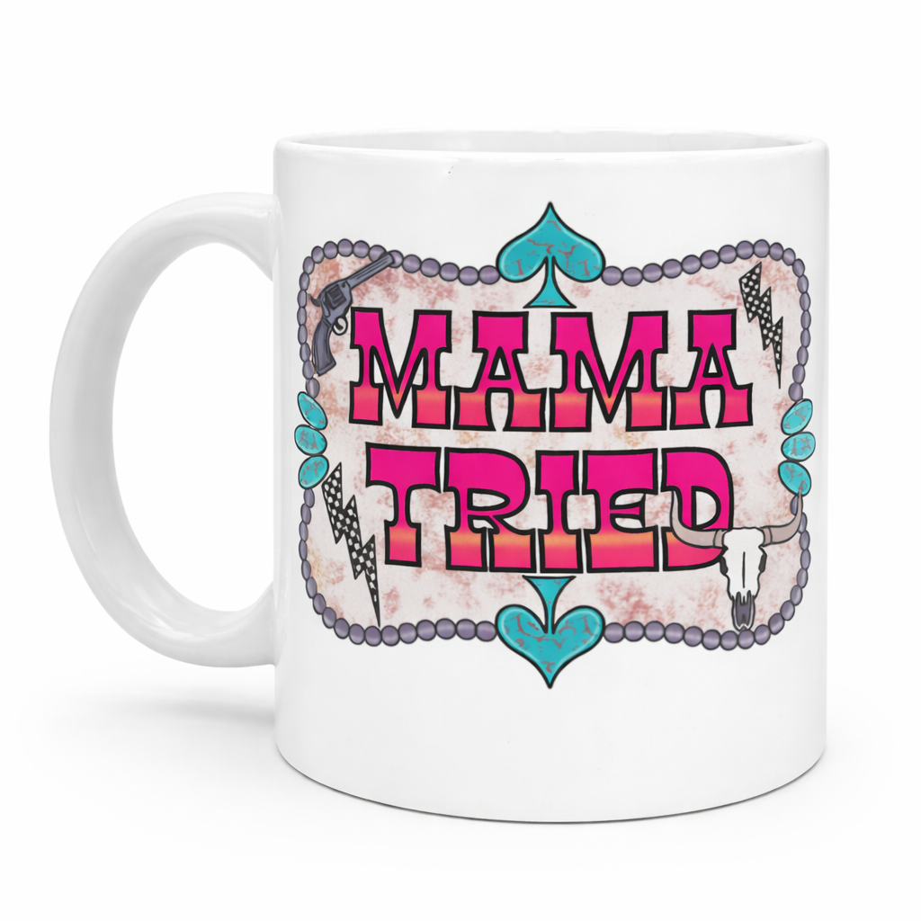 Mama Tried Western Graphic 11oz Coffee Mug