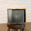 American Bison Black Genuine Leather Wallet