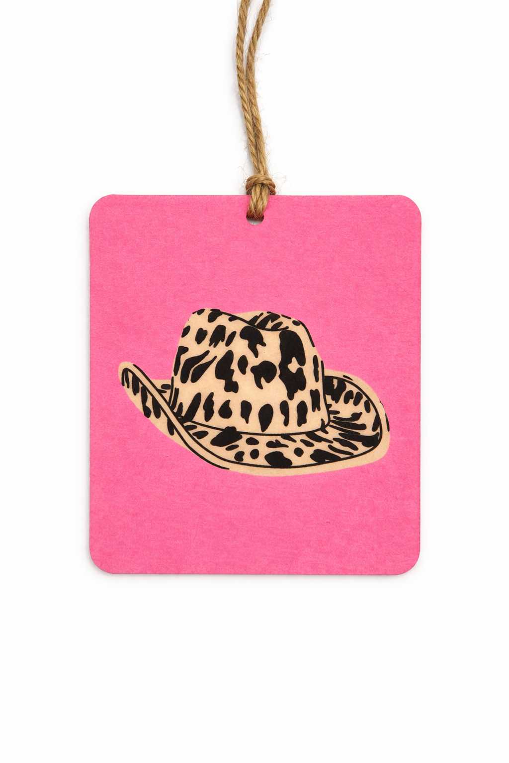 Pink Cowgirl Hat Car Freshie