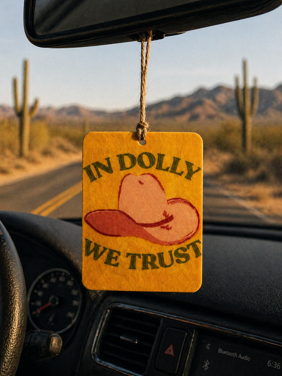 In Dolly We Trust Car Freshie
