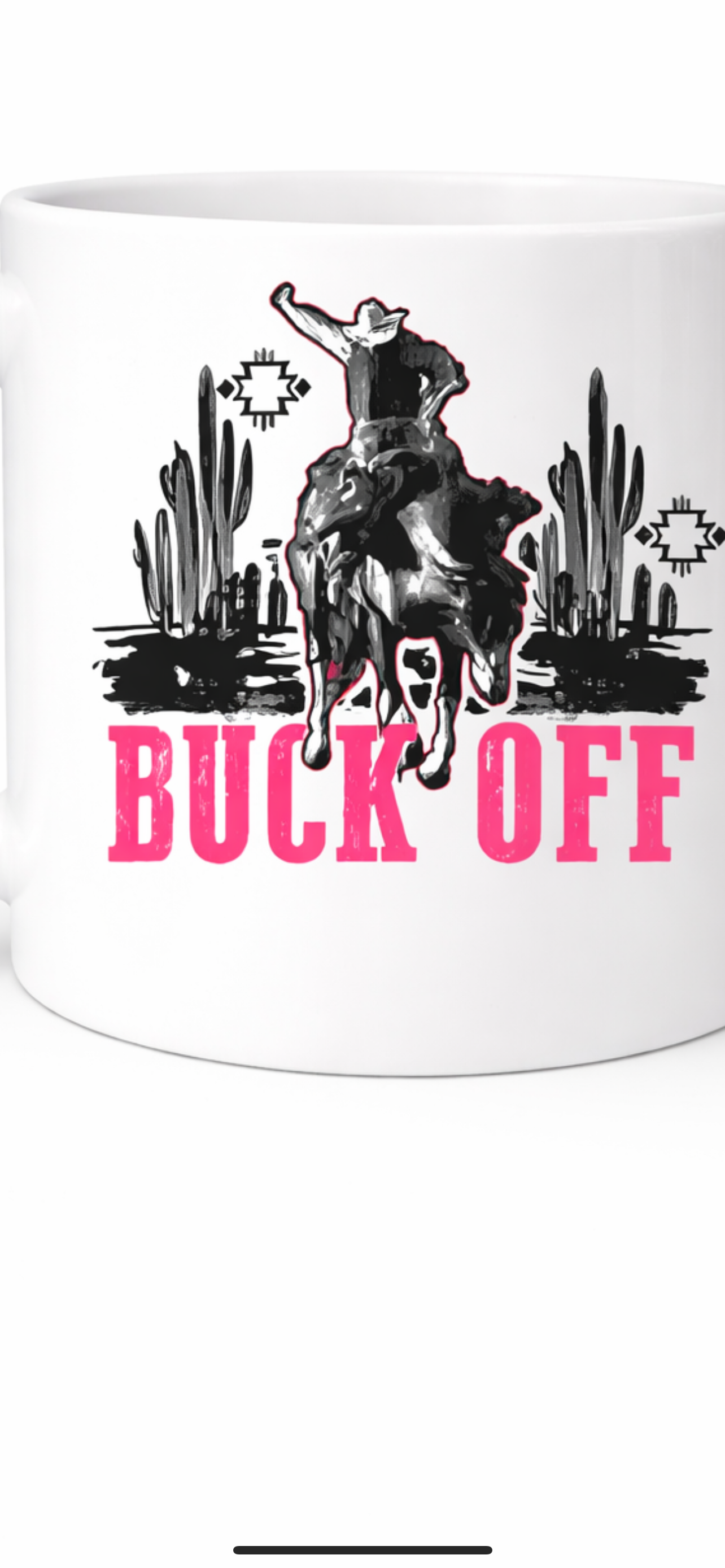 Buck Off Rodeo Cowboy 11 oz Coffee Mug