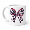 Cow Print Coquette Bow 11oz Coffee Mug