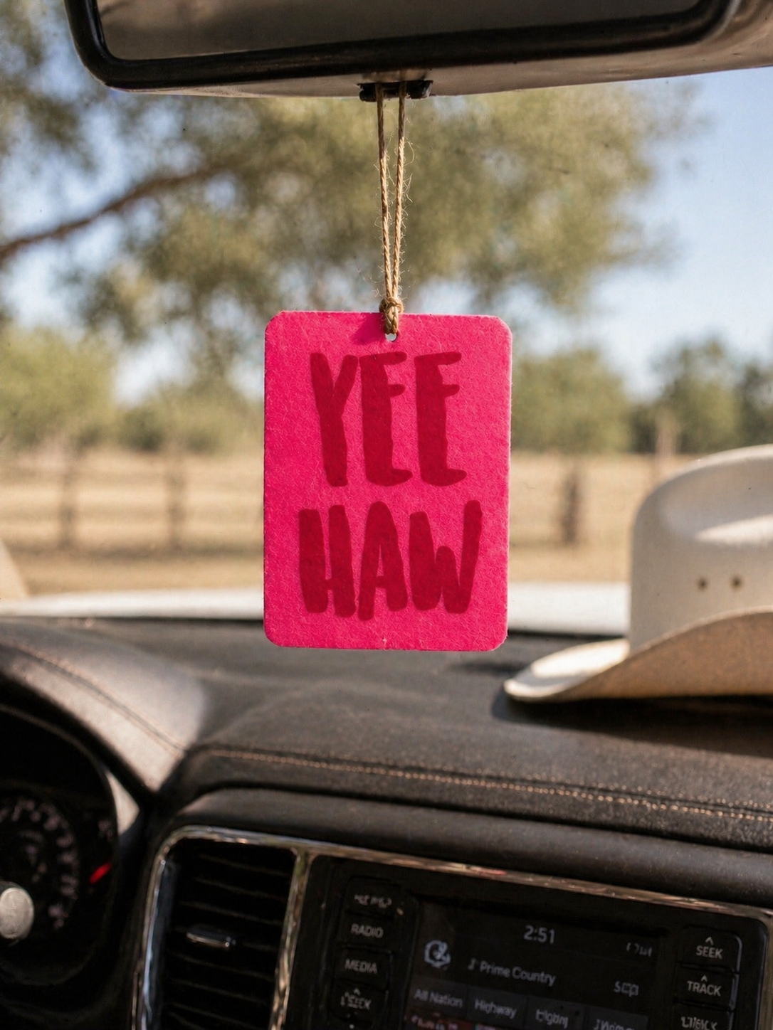YEE HAW Car Freshie