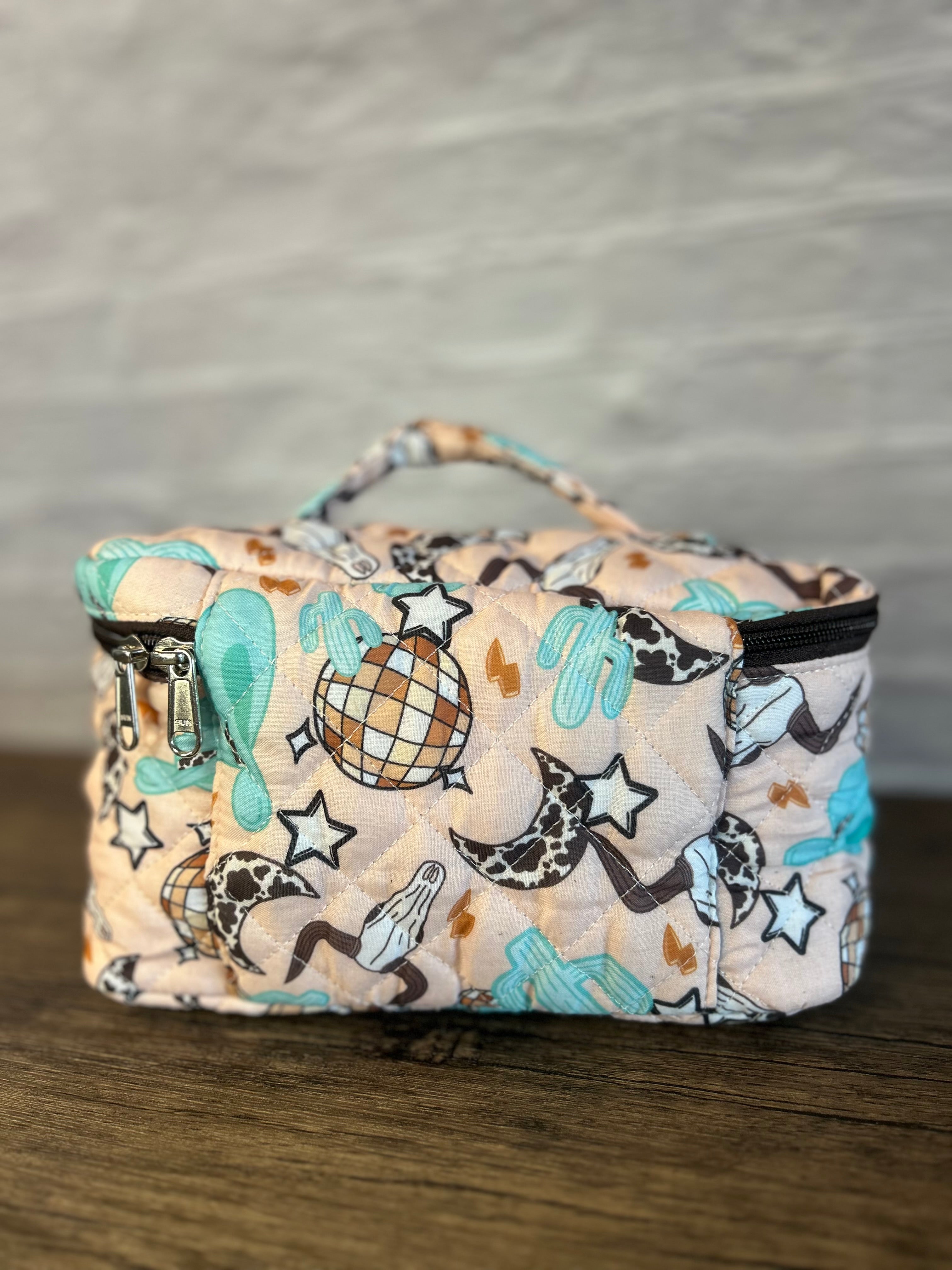 Desert Disco Makeup Bag Organizer