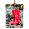Hot Pink Cowgirl Boots Car Freshie
