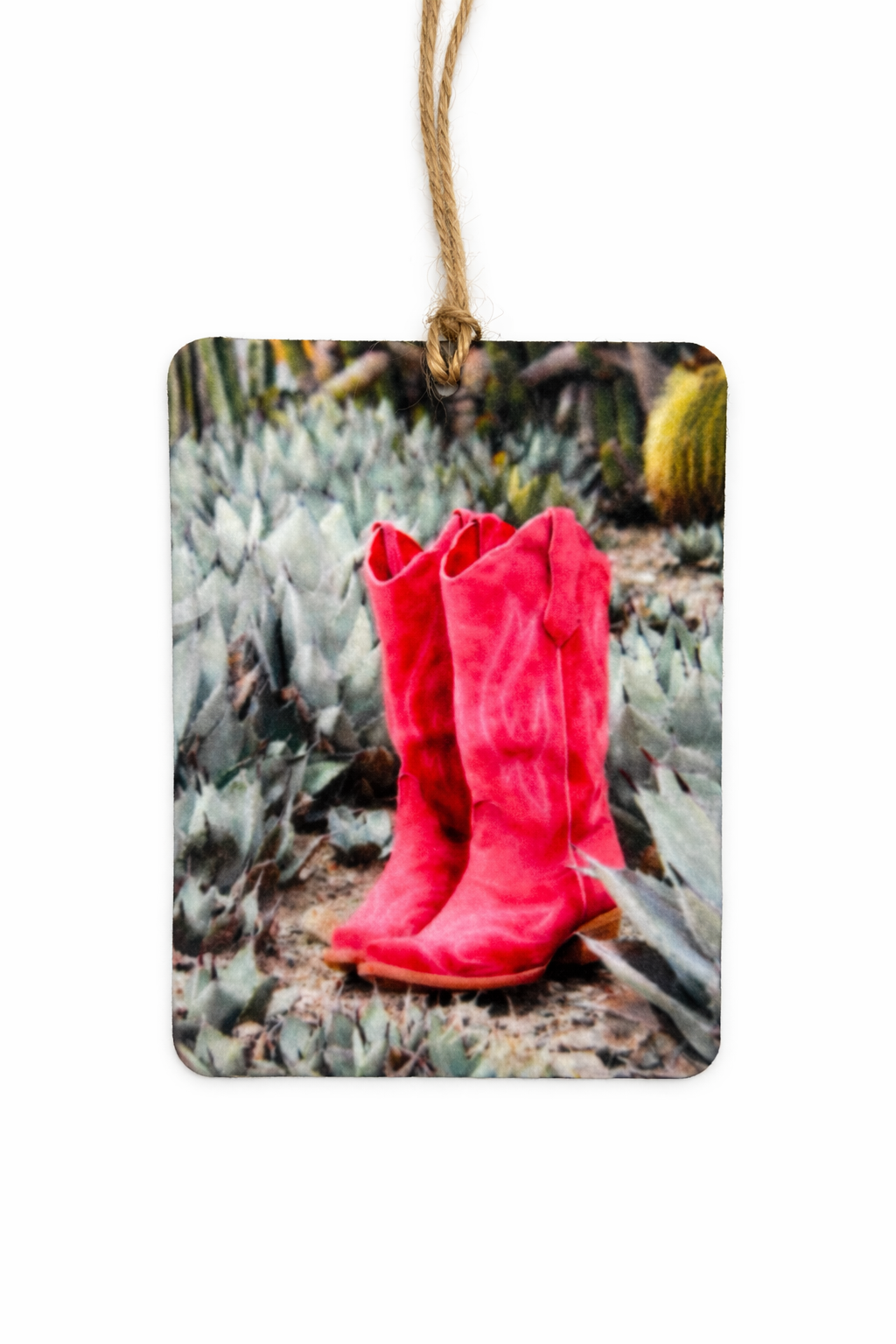Hot Pink Cowgirl Boots Car Freshie