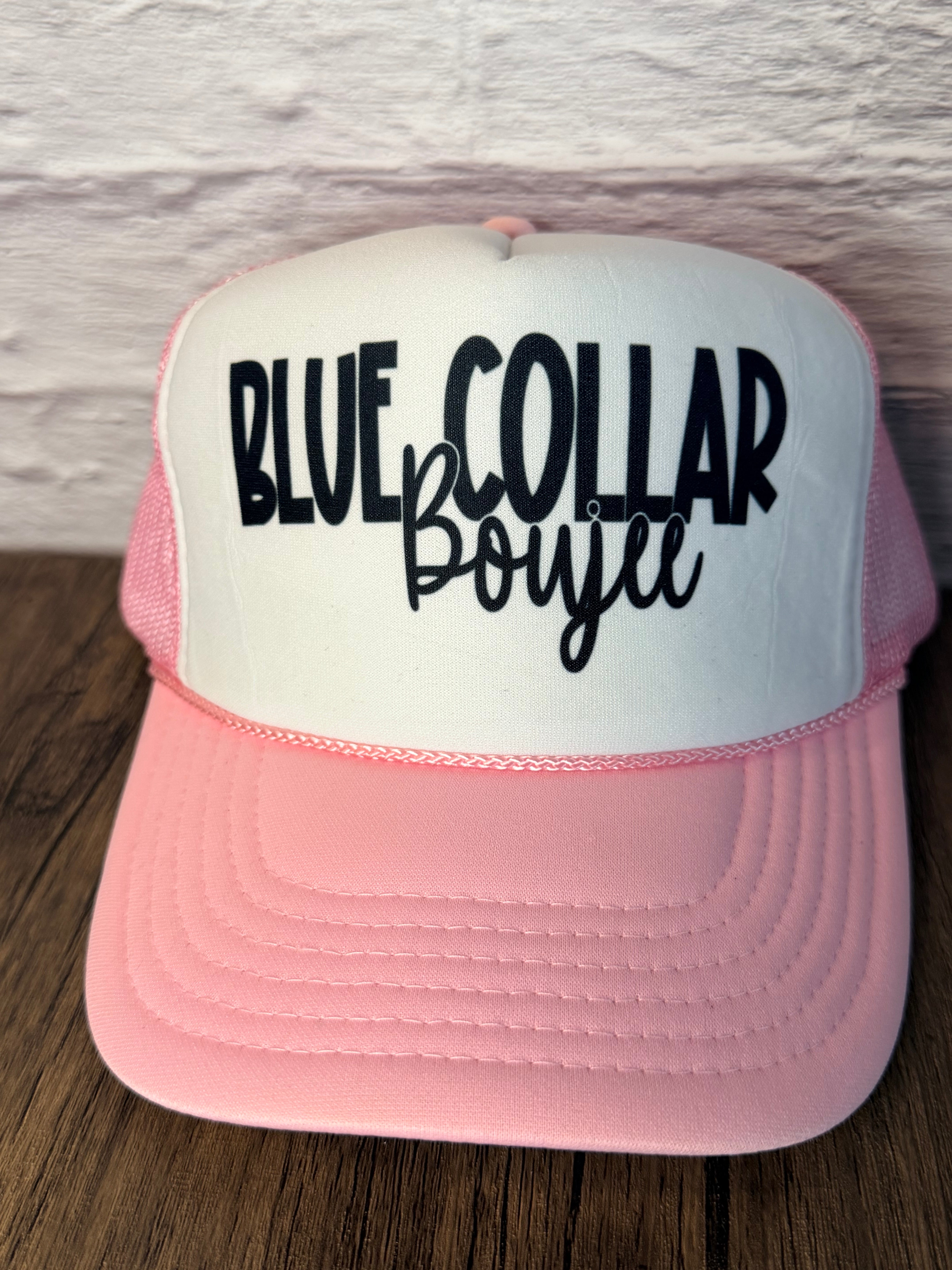 Blue Collar Boujee Trucker Hat