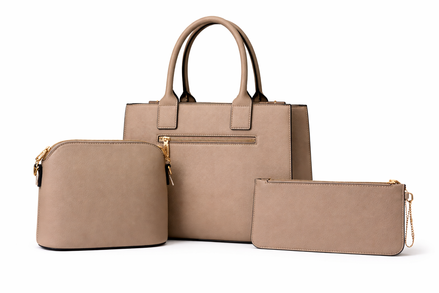 Wrangler Taupe 3-Piece Handbag Set
