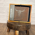 American Bison Patriotic Leather Wallet