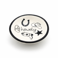 Howdy Western Ring Dish – Cowgirl Jewelry Holder | Rustic Vanity Trinket Dish