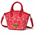 Wrangler Red Paisley Mini Tote Bag