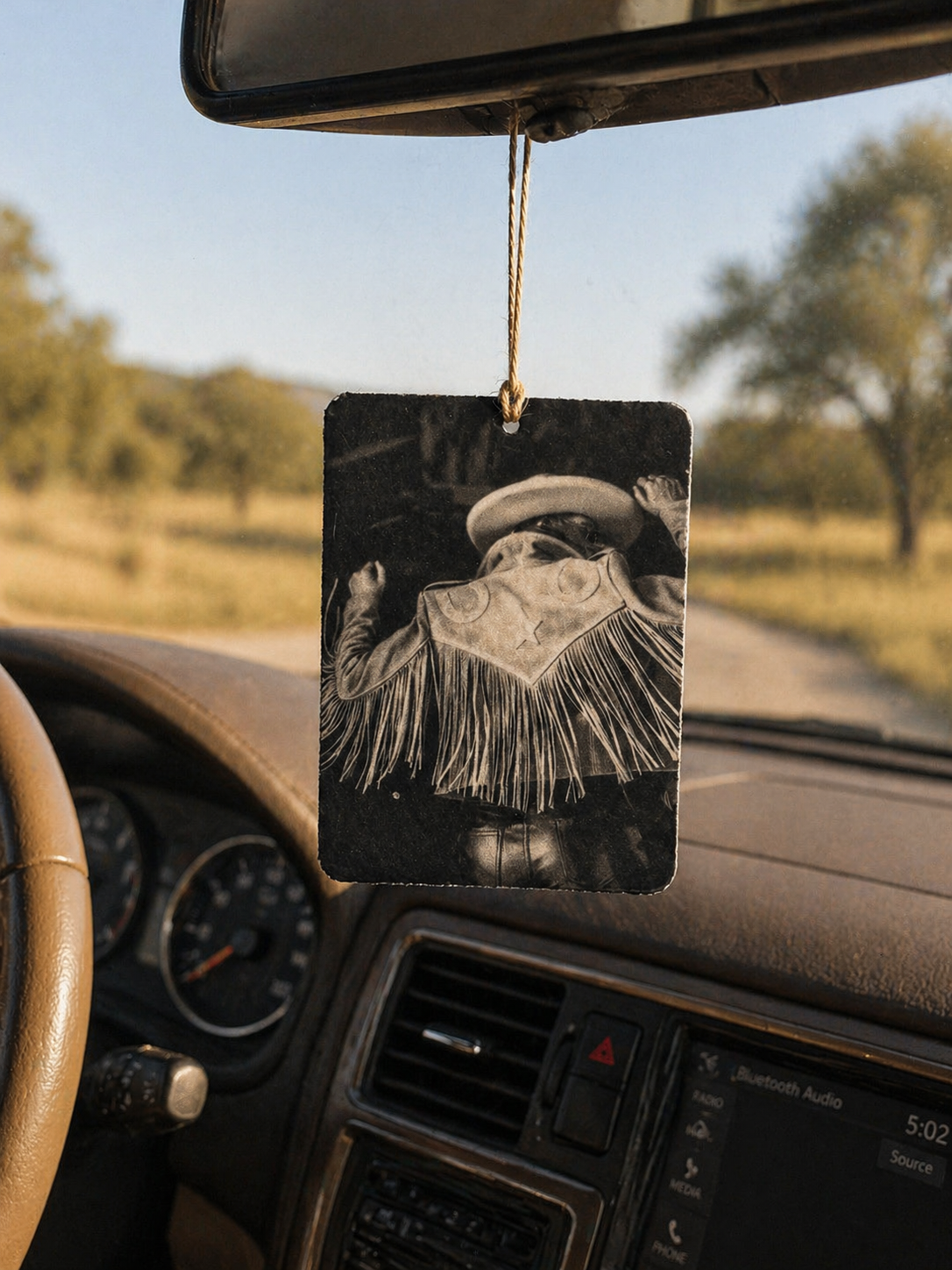 Vintage Fringe Cowgirl Car Freshie