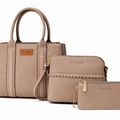 Wrangler Taupe 3-Piece Handbag Set